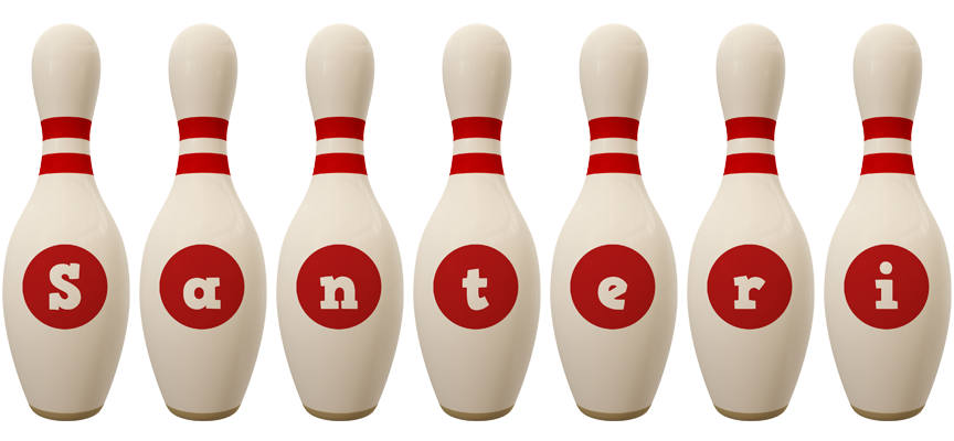 Santeri bowling-pin logo
