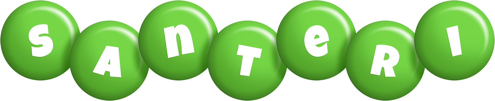 Santeri candy-green logo