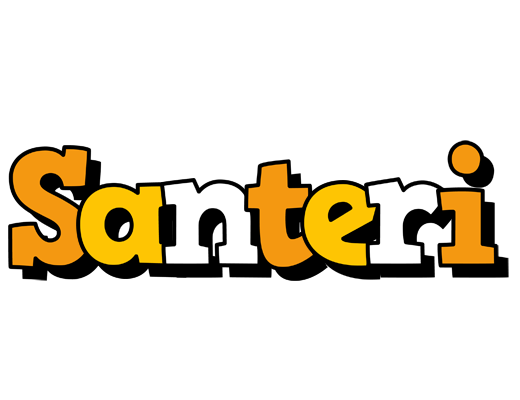 Santeri cartoon logo