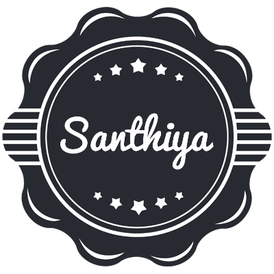 Santhiya badge logo