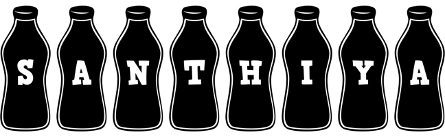 Santhiya bottle logo