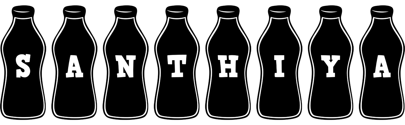 Santhiya bottle logo