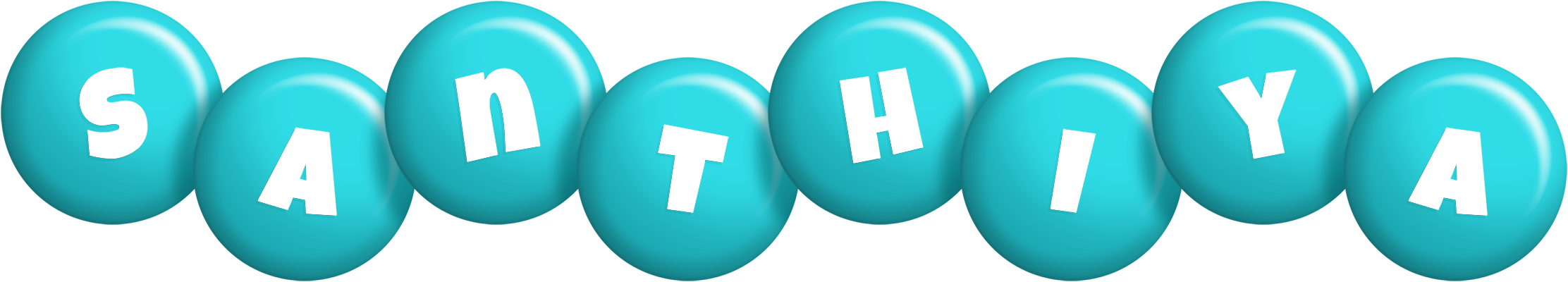 Santhiya candy-azur logo