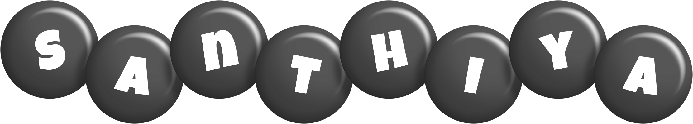 Santhiya candy-black logo