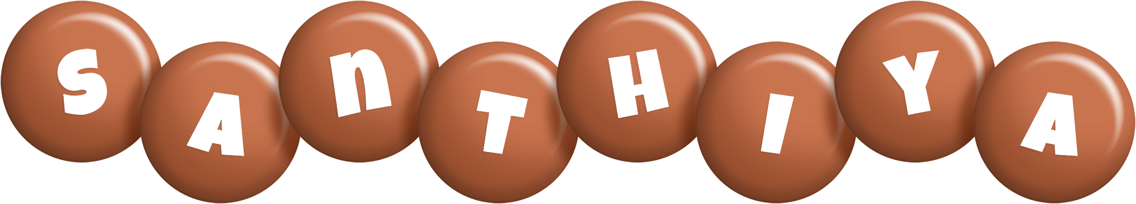 Santhiya candy-brown logo