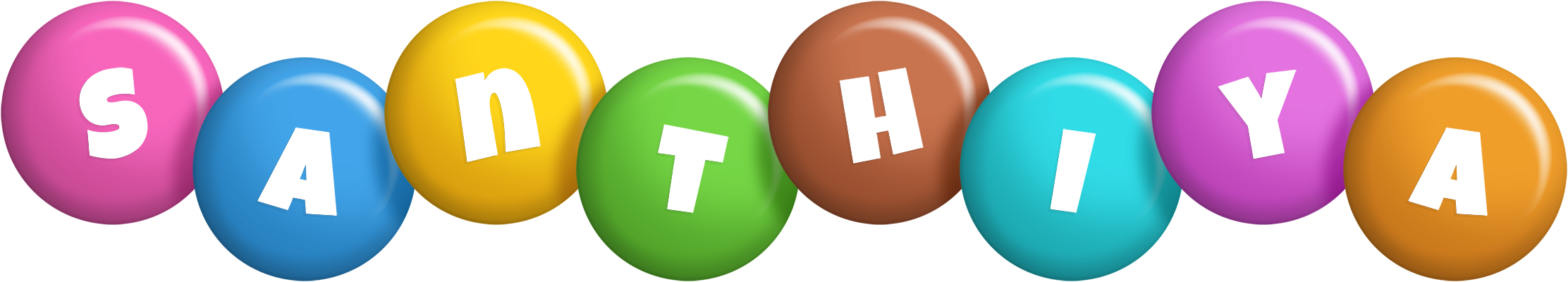 Santhiya candy logo