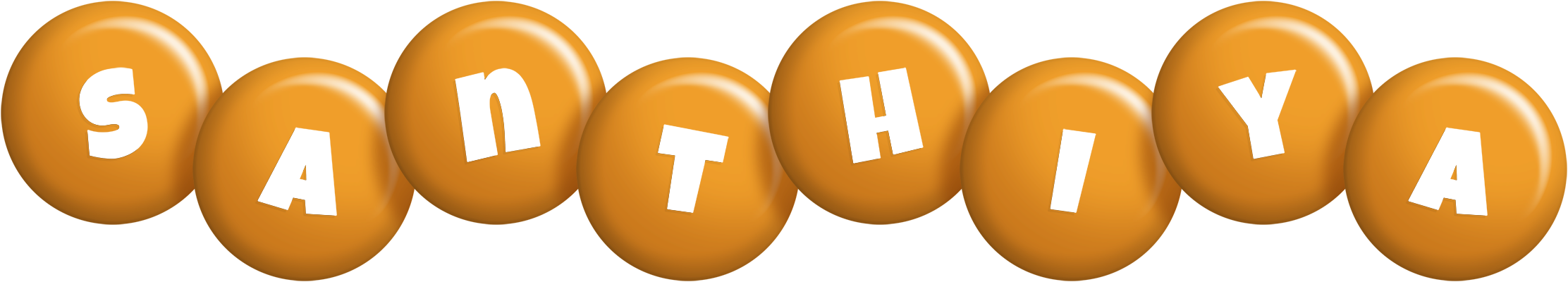 Santhiya candy-orange logo