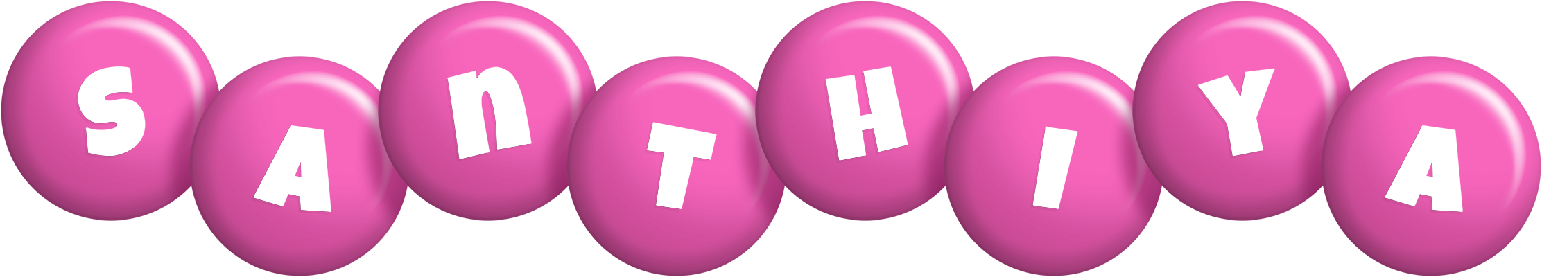 Santhiya candy-pink logo