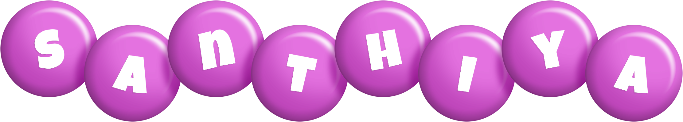 Santhiya candy-purple logo