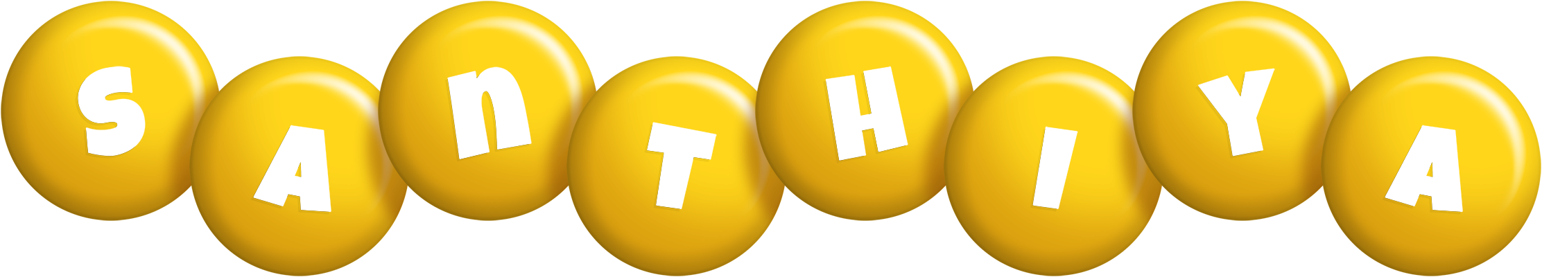 Santhiya candy-yellow logo