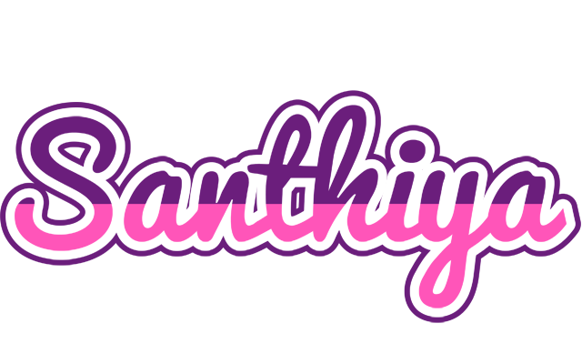 Santhiya cheerful logo