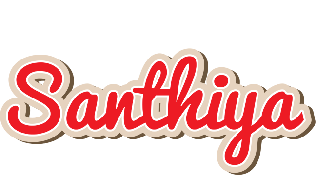 Santhiya chocolate logo