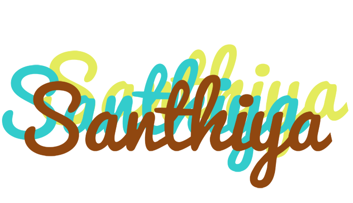 Santhiya cupcake logo