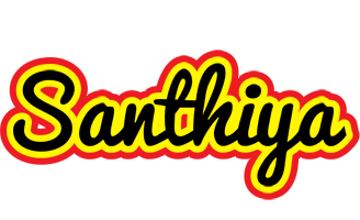 Santhiya flaming logo