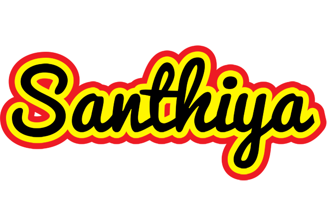 Santhiya flaming logo