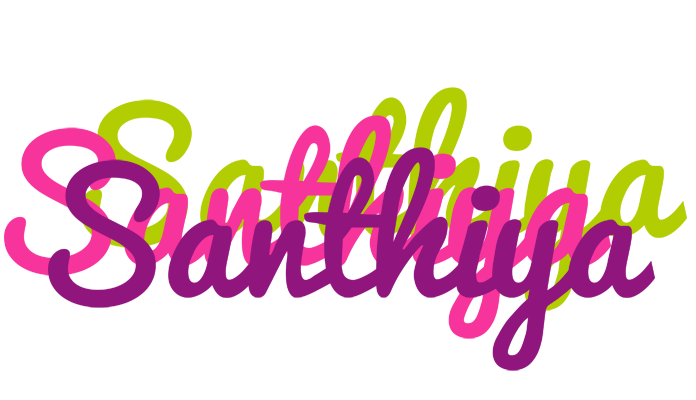 Santhiya flowers logo
