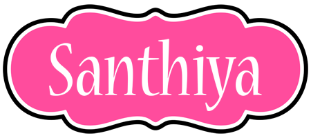 Santhiya invitation logo