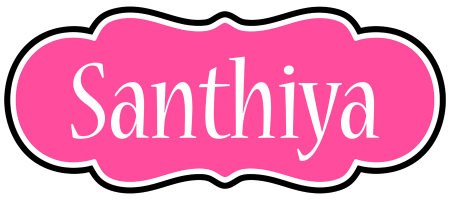 Santhiya invitation logo
