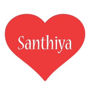 Santhiya love logo