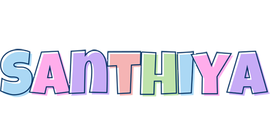 Santhiya pastel logo