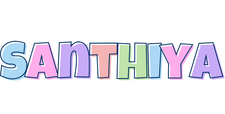 Santhiya pastel logo