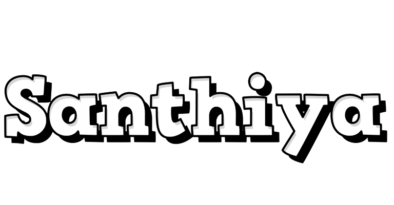 Santhiya snowing logo