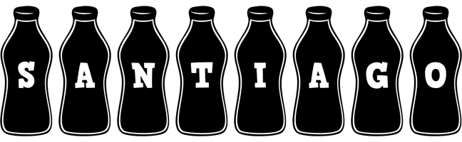 Santiago bottle logo