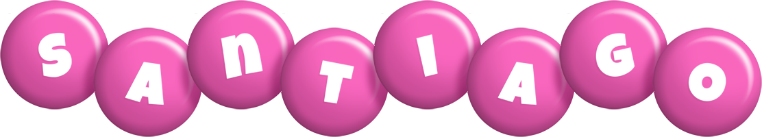 Santiago candy-pink logo