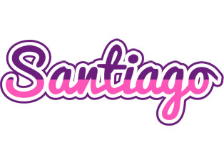 Santiago cheerful logo