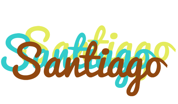 Santiago cupcake logo