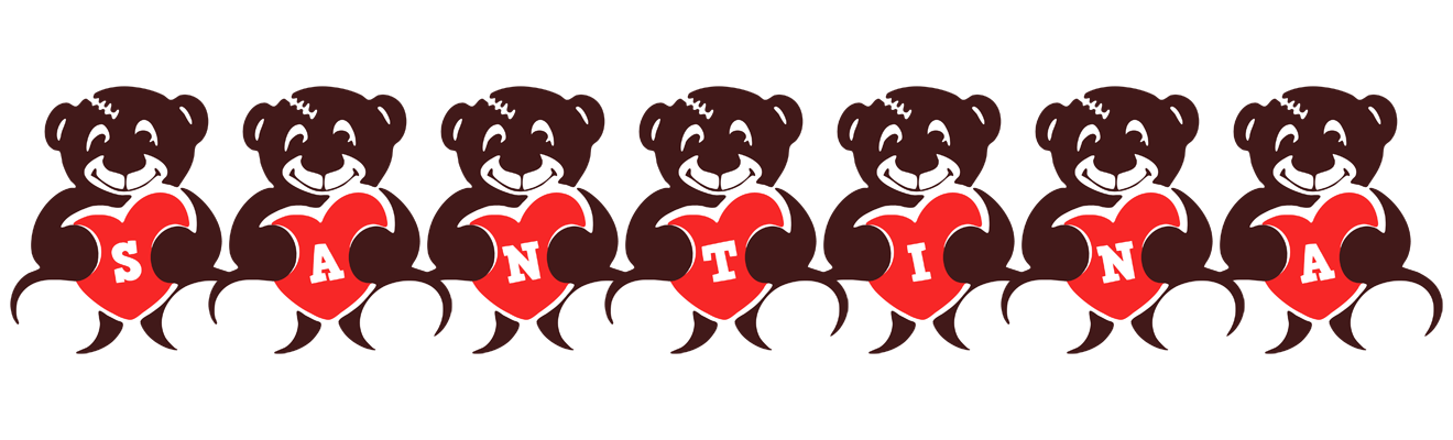Santina bear logo