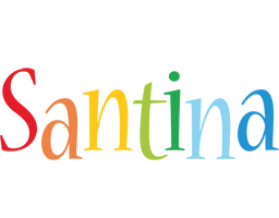 Santina birthday logo