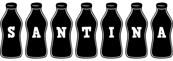 Santina bottle logo