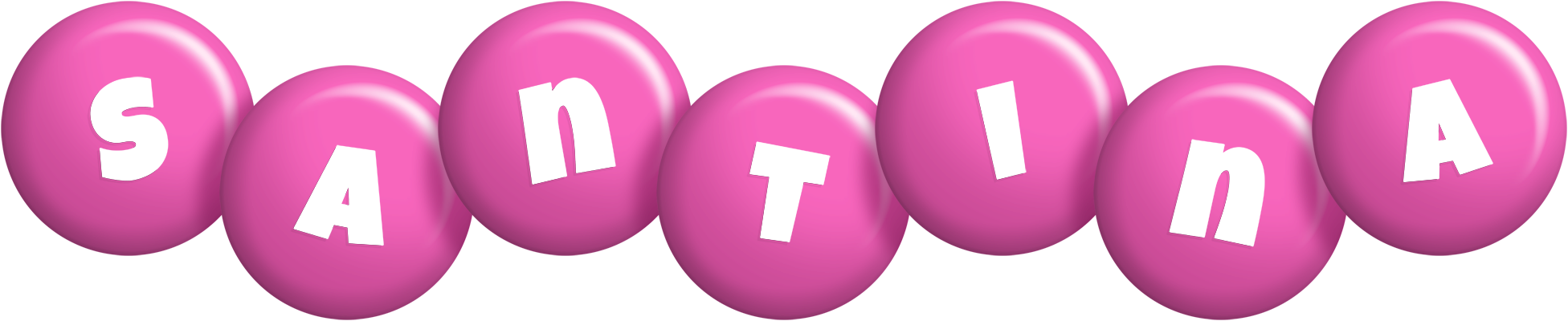 Santina candy-pink logo
