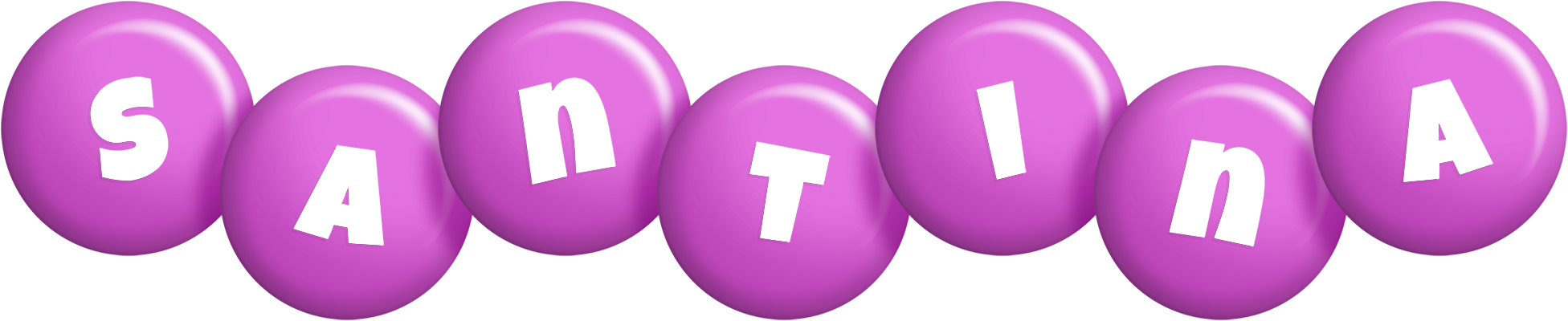 Santina candy-purple logo