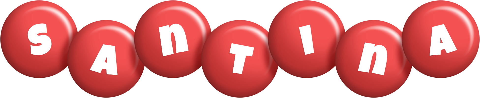 Santina candy-red logo