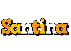 Santina cartoon logo