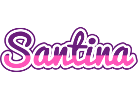 Santina cheerful logo