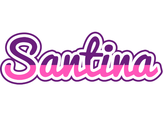 Santina cheerful logo