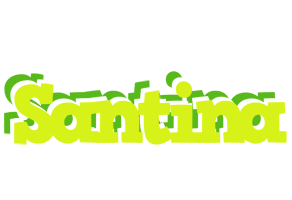 Santina citrus logo