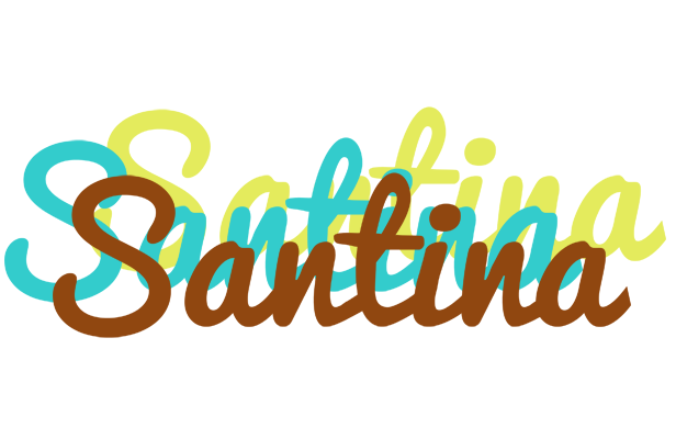 Santina cupcake logo