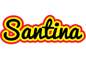 Santina flaming logo