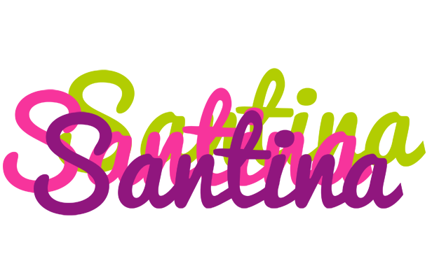 Santina flowers logo
