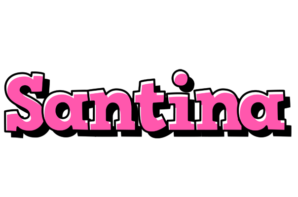 Santina girlish logo