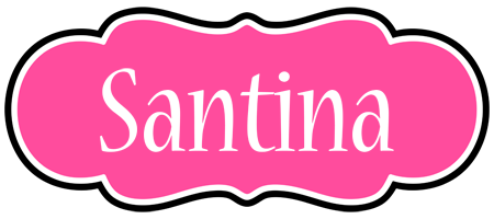 Santina invitation logo