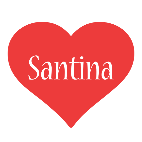 Santina love logo