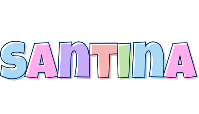 Santina pastel logo