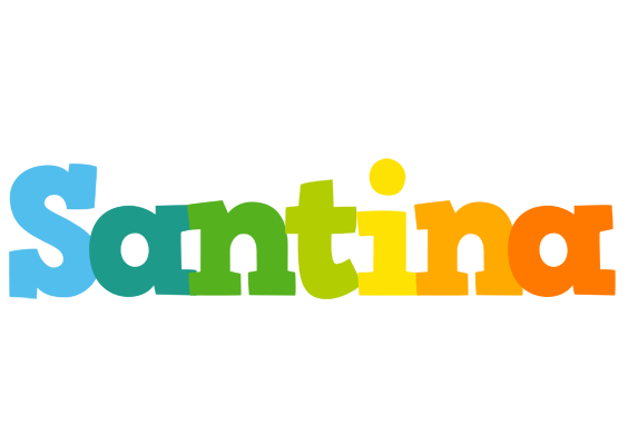 Santina rainbows logo