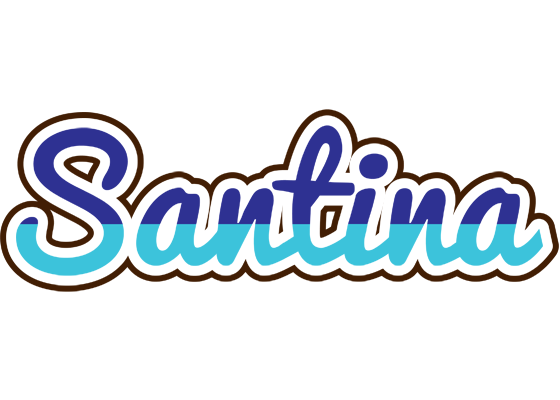 Santina raining logo