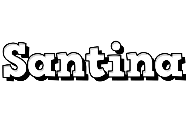 Santina snowing logo